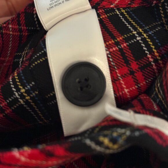 Simons Red Plaid Skirt - Size Small - Picture 4 of 11
